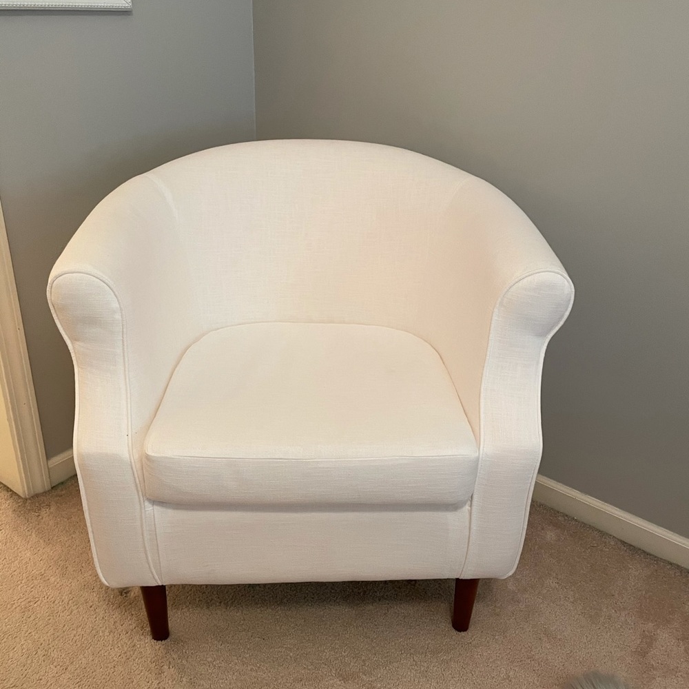 Pottery BarnWhite SoMa Lyndon Upholstered Armchair